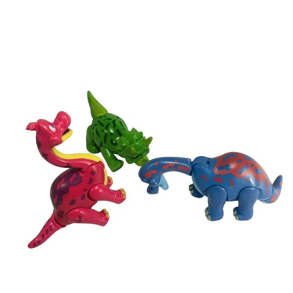 Downtown Disney T Rex Cafe Restaurant Dinosaurs Figures 3 Piece Friends Lot - Picture 7 of 11